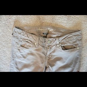 American Eagle Tan Skinny pants